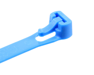 1x Kabelbinder PA6.6 blau 200x7,6mm  (wiederlösbar,...