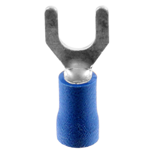 1x Gabel-Kabelschuh bis 2,5mm² M5  (blau, PVC...