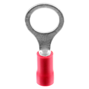 1x Ring-Kabelschuh bis 1,5mm² M8  (rot, PVC...